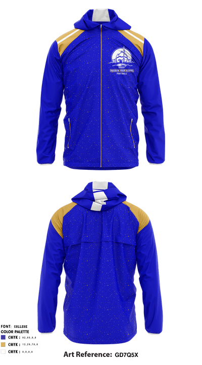 Barrow High School football 80712428 Windbreaker - 1
