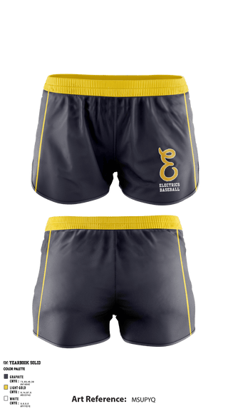 Women's Shorts, Electrics, Baseball, Teamtime, Team time, sublimation, custom sports apparel, team uniforms, spirit wear, spiritwear, sports uniforms, custom shirts, team store, custom team store, fundraiser sports, apparel fundraiser