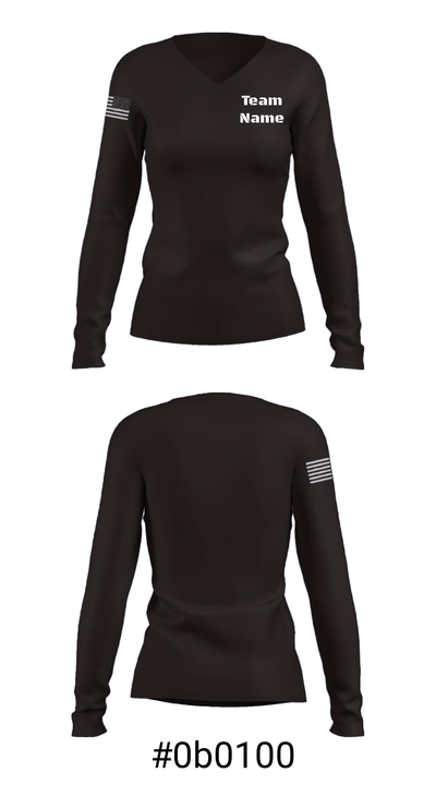 EOTG/MTB 62788027 Women's Long Sleeve V-neck Shirt - 37