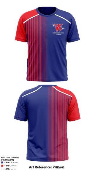 Short Sleeve Performance Shirt, Waterford High School Swimming, School Spirit Store, Teamtime, Team time, sublimation, custom sports apparel, team uniforms, spirit wear, spiritwear, sports uniforms, custom shirts, team store, custom team store, fundraiser sports, apparel fundraiser