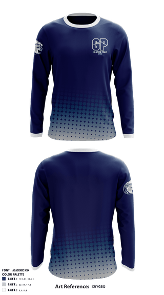 Long Sleeve Performance Shirt, Glacier Peak High School Diving, School Spirit Store, Teamtime, Team time, sublimation, custom sports apparel, team uniforms, spirit wear, spiritwear, sports uniforms, custom shirts, team store, custom team store, fundraiser sports, apparel fundraiser