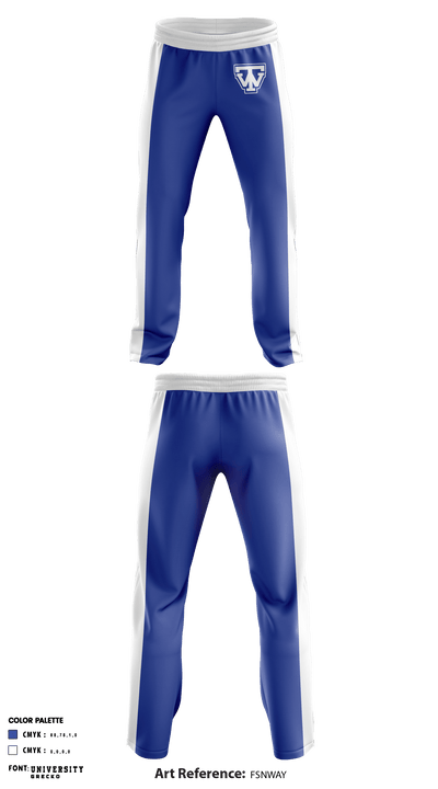 Daniel Webster High School Women's Volleyball 14001476 Sweatpants - 1