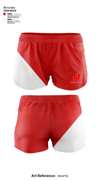 Women's Shorts, Wayne High School softball, Softball, Teamtime, Team time, sublimation, custom sports apparel, team uniforms, spirit wear, spiritwear, sports uniforms, custom shirts, team store, custom team store, fundraiser sports, apparel fundraiser
