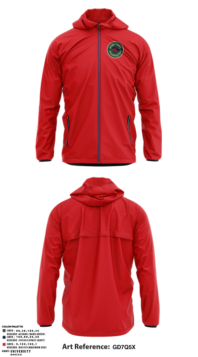 Amphi Legacy Wrestling Club 71655946 Windbreaker - 5