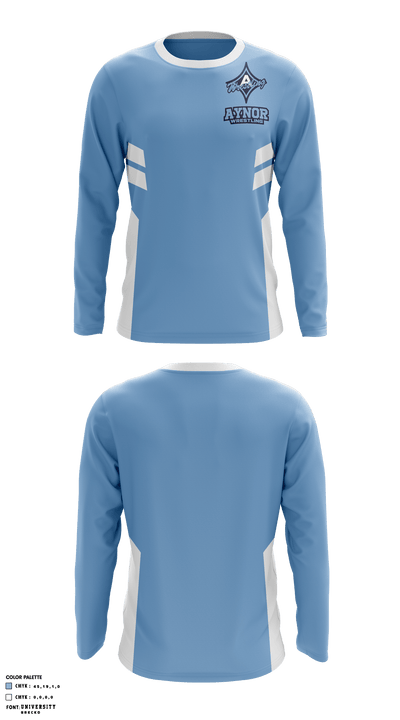 Aynor High School Wrestling 830340 Long Sleeve Performance Shirt - 1