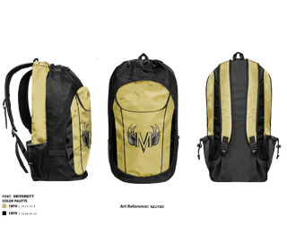 Gear Bag, Millennium High School-Tracy Learning Center Soccer, Men's Soccer, Teamtime, Team time, sublimation, custom sports apparel, team uniforms, spirit wear, spiritwear, sports uniforms, custom shirts, team store, custom team store, fundraiser sports, apparel fundraiser