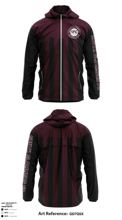 South Slammers FC 54416460 Windbreaker - 1