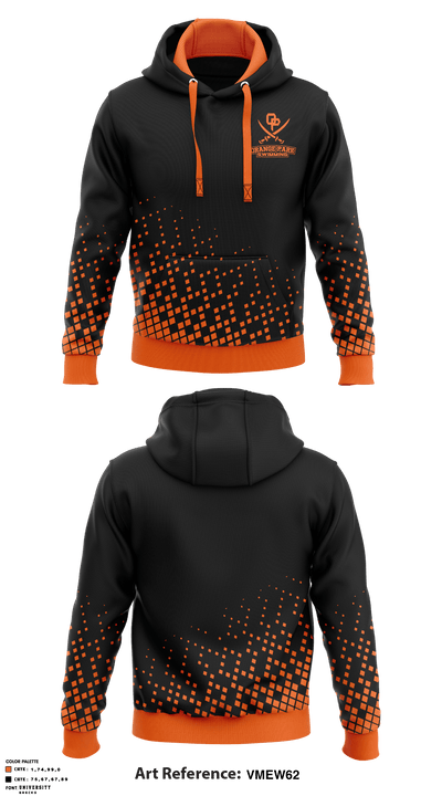 Orange Park High School Swimming 56193581 Hoodie - 2