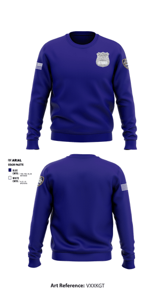 Crew Neck Sweatshirt, , Police, Teamtime, Team time, sublimation, custom sports apparel, team uniforms, spirit wear, spiritwear, sports uniforms, custom shirts, team store, custom team store, fundraiser sports, apparel fundraiser