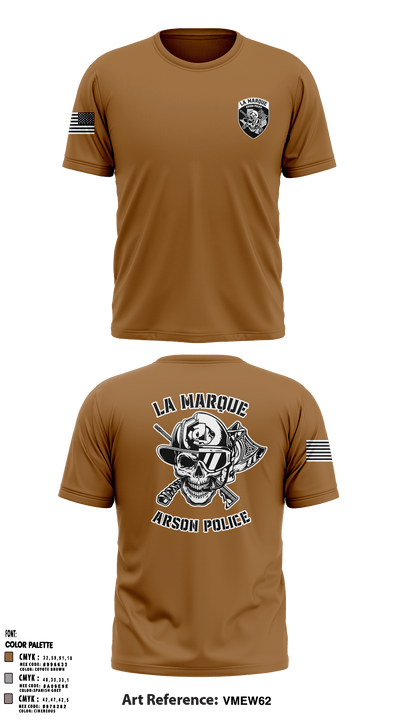 La Marque Arson Police 56104782 Short Sleeve Performance Shirt - 8