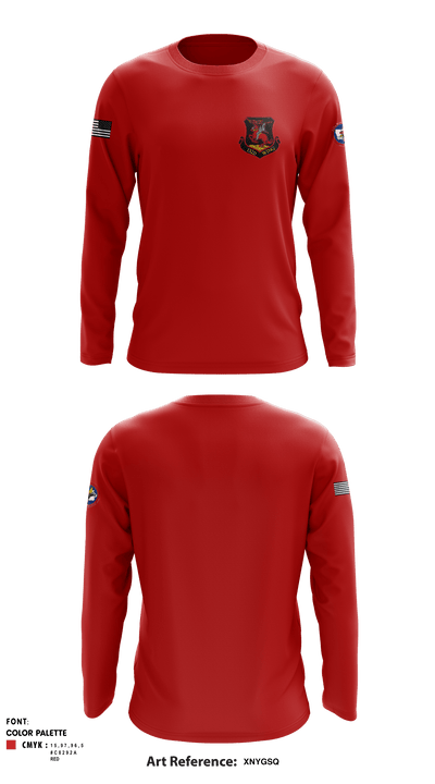 132 Fighter Wing 27146548 Long Sleeve Performance Shirt - 1