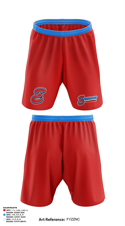 Eastmont Youth Baseball 44457782 Athletic Shorts With Pockets - 1
