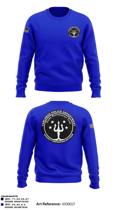 Crime Suppression Team 95365970 Crew Neck Sweatshirt - 2