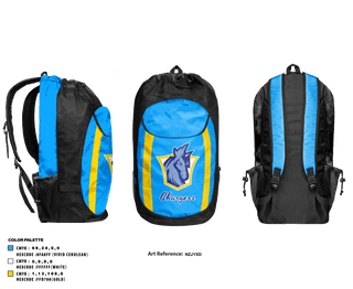 Gear Bag, Highlands County Chargers, Football, Teamtime, Team time, sublimation, custom sports apparel, team uniforms, spirit wear, spiritwear, sports uniforms, custom shirts, team store, custom team store, fundraiser sports, apparel fundraiser
