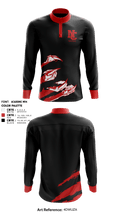 North Central Panthers Volleyball 84585356 Quarter Zip Jacket - 1
