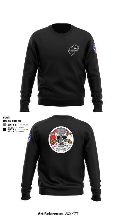 HHT, 5-1 CAV 78942077 Crew Neck Sweatshirt - 4