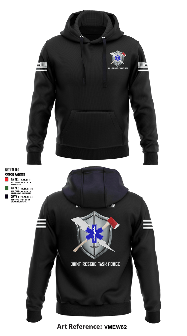 Hoodie, Willits Little Lake JRTF, Police, Teamtime, Team time, sublimation, custom sports apparel, team uniforms, spirit wear, spiritwear, sports uniforms, custom shirts, team store, custom team store, fundraiser sports, apparel fundraiser