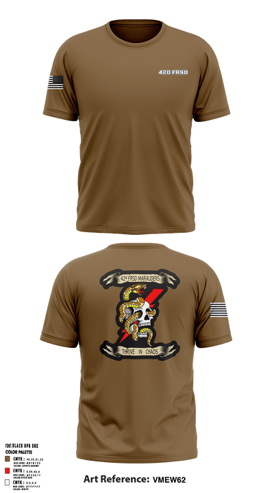 42D FRSD 51820737 Short Sleeve Performance Shirt - 3