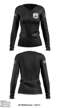 USS MONTPELIER 47292392 Women's Long Sleeve V-neck Shirt - 3