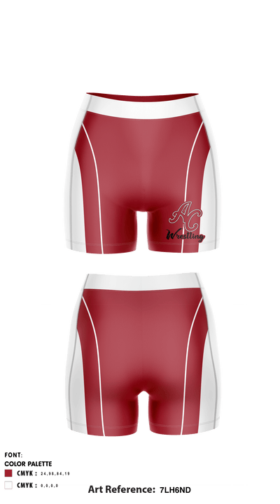 Abby-Colby Wrestling 21106531 Women's Compression Shorts - 1