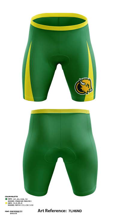 Benton Central Wrestling 47501015 Men's Compression Shorts - 1