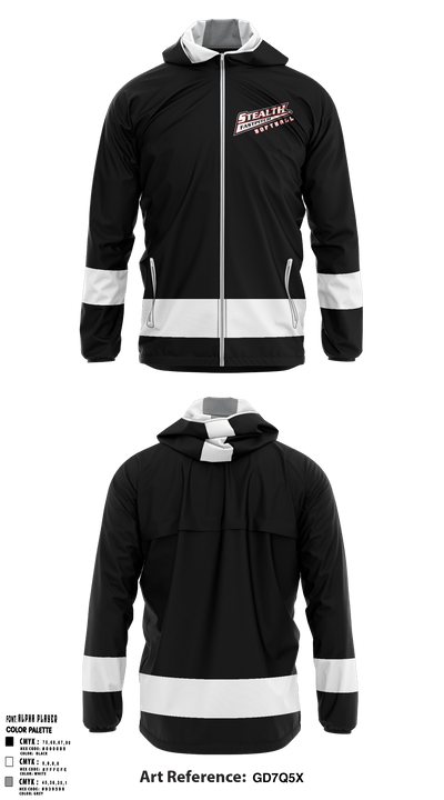Stealth Softball Org 44677915 Windbreaker - 5