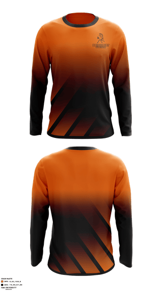 Long Sleeve Performance Shirt, Bridgeport Middle School Soccer, Men's Soccer, Teamtime, Team time, sublimation, custom sports apparel, team uniforms, spirit wear, spiritwear, sports uniforms, custom shirts, team store, custom team store, fundraiser sports, apparel fundraiser