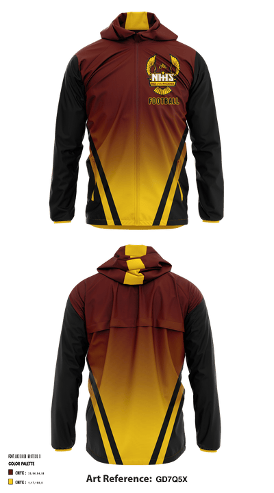 New Hampstead Football 7259461 Windbreaker - 1