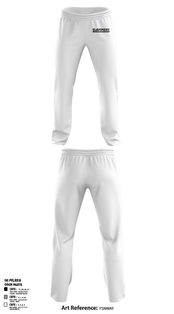 Sweatpants, Slammers FP, Softball, Teamtime, Team time, sublimation, custom sports apparel, team uniforms, spirit wear, spiritwear, sports uniforms, custom shirts, team store, custom team store, fundraiser sports, apparel fundraiser