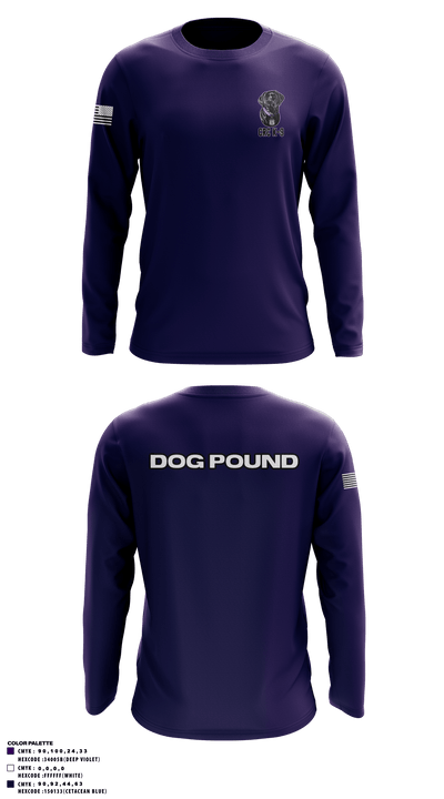 CRC K-9 60223818 Long Sleeve Performance Shirt - 1