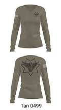 KCSO Motor Unit 69838085 Women's Long Sleeve V-neck Shirt - 41