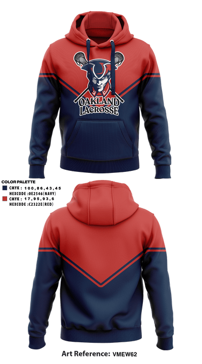 Oakland Lacrosse 64858792 Hoodie - 3