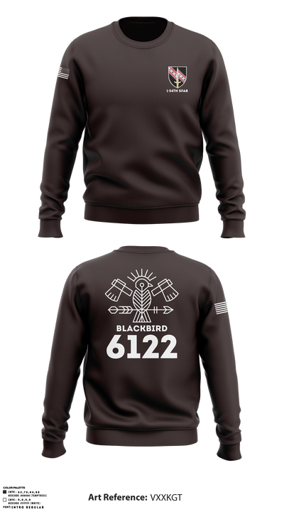 1-54th SFAB 34577989 Crew Neck Sweatshirt - 4