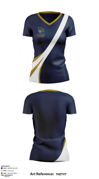 Women's Short Sleeve Vneck Shirt, Tradition Preparatory High School, , Teamtime, Team time, sublimation, custom sports apparel, team uniforms, spirit wear, spiritwear, sports uniforms, custom shirts, team store, custom team store, fundraiser sports, apparel fundraiser