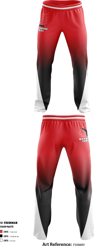 Sweatpants, Waynesburg Central High School Cheer, School Spirit Store, Teamtime, Team time, sublimation, custom sports apparel, team uniforms, spirit wear, spiritwear, sports uniforms, custom shirts, team store, custom team store, fundraiser sports, apparel fundraiser