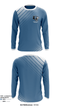 Panther Creek High School Gymnastics 12678149 Long Sleeve Performance Shirt - 1