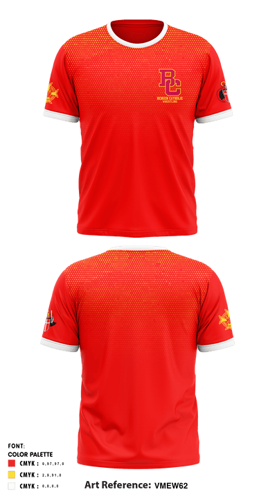 Bergen Catholic 40685857 Short Sleeve Rash Guard Shirt - 1