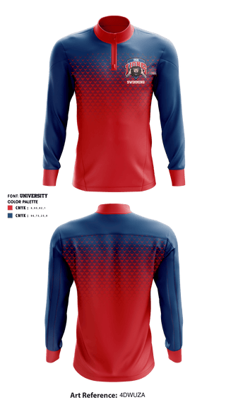 Quarter Zip Jacket, The King's Academy Swimming, School Spirit Store, Teamtime, Team time, sublimation, custom sports apparel, team uniforms, spirit wear, spiritwear, sports uniforms, custom shirts, team store, custom team store, fundraiser sports, apparel fundraiser