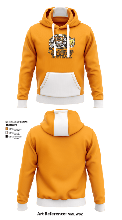 Grambling State University Softball 61280531 Hoodie - 1