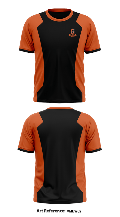 Slaton High School Golf 45832607 Short Sleeve Performance Shirt - 1