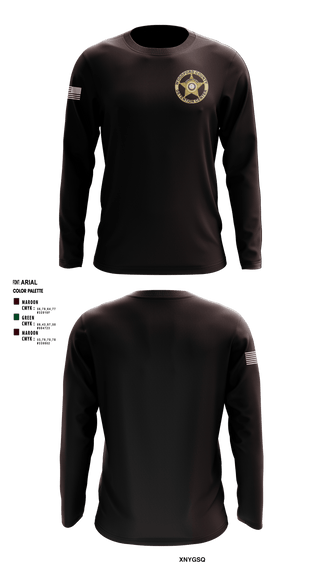 Long Sleeve Performance Shirt, , Police, Teamtime, Team time, sublimation, custom sports apparel, team uniforms, spirit wear, spiritwear, sports uniforms, custom shirts, team store, custom team store, fundraiser sports, apparel fundraiser