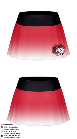 Skort, Winston-Salem State University Tennis, Tennis, Teamtime, Team time, sublimation, custom sports apparel, team uniforms, spirit wear, spiritwear, sports uniforms, custom shirts, team store, custom team store, fundraiser sports, apparel fundraiser