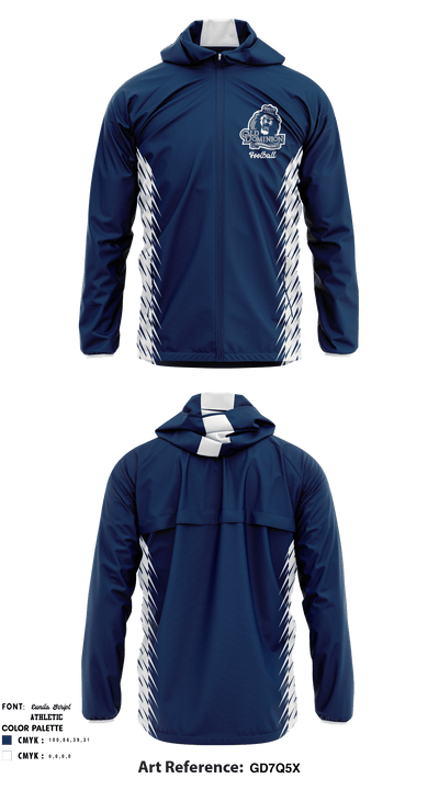 Old Dominion Monarchs Football 73168069 Windbreaker - 1