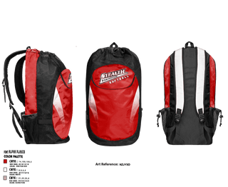 Gear Bag, Stealth Softball Org, Softball, Teamtime, Team time, sublimation, custom sports apparel, team uniforms, spirit wear, spiritwear, sports uniforms, custom shirts, team store, custom team store, fundraiser sports, apparel fundraiser