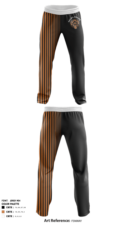 Selma High School basketball 71836506 Sweatpants - 1