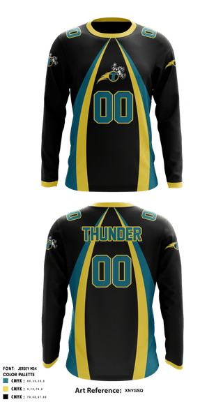 Long Sleeve Performance Shirt, NE Thunder Football, Football, Teamtime, Team time, sublimation, custom sports apparel, team uniforms, spirit wear, spiritwear, sports uniforms, custom shirts, team store, custom team store, fundraiser sports, apparel fundraiser