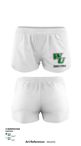 Women's Shorts, Wilmington University Track, Track & Field, Teamtime, Team time, sublimation, custom sports apparel, team uniforms, spirit wear, spiritwear, sports uniforms, custom shirts, team store, custom team store, fundraiser sports, apparel fundraiser