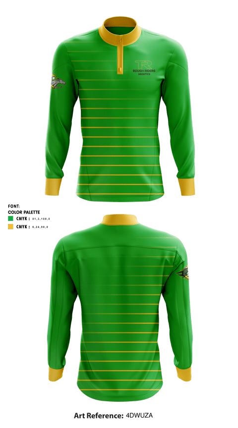 Quarter Zip Jacket, Roosevelt High School Water Polo, School Spirit Store, Teamtime, Team time, sublimation, custom sports apparel, team uniforms, spirit wear, spiritwear, sports uniforms, custom shirts, team store, custom team store, fundraiser sports, apparel fundraiser