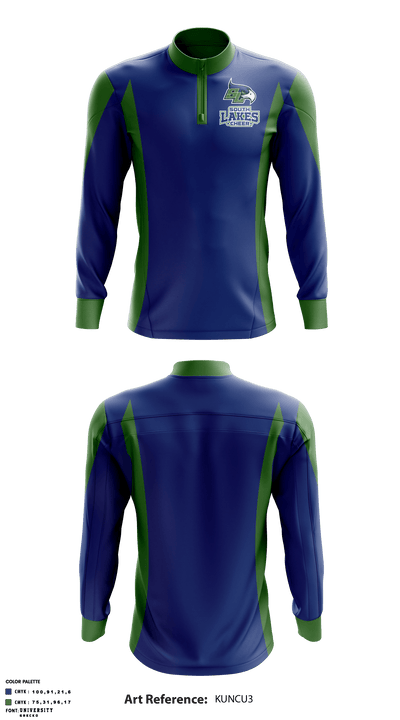 South Lakes High School Cheer 76591022 Windbreaker - 1