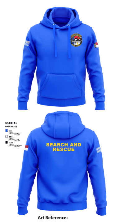 Mountain Rescue Team 1 22343308 Hoodie - 2